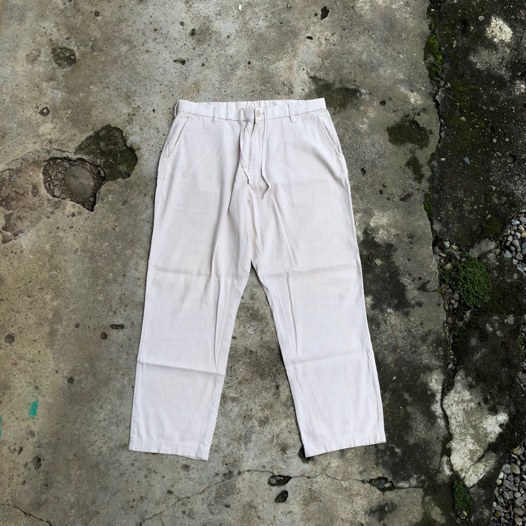 Chinos Baggy pants Uniqlol beige( second/bekas )