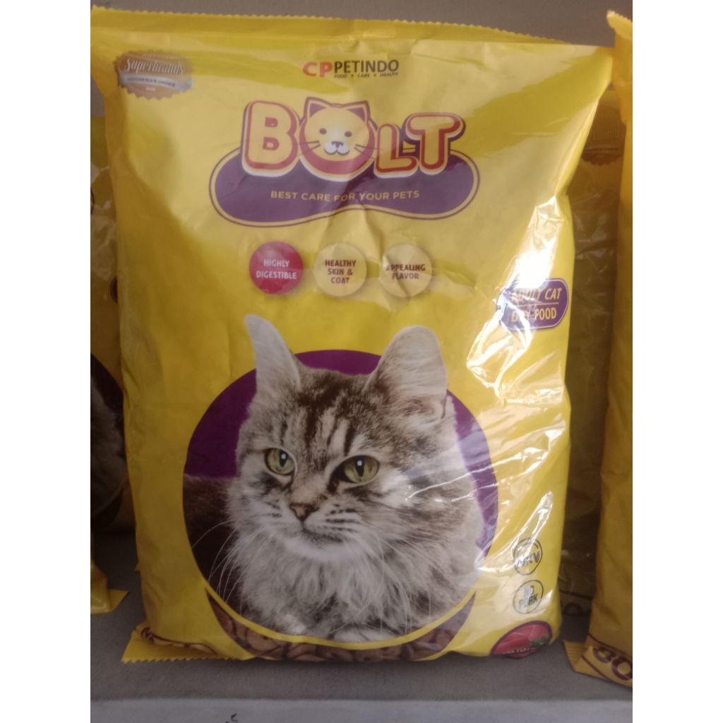 bolt tuna ikan(kucing dewasa(makanan kucing kiloan