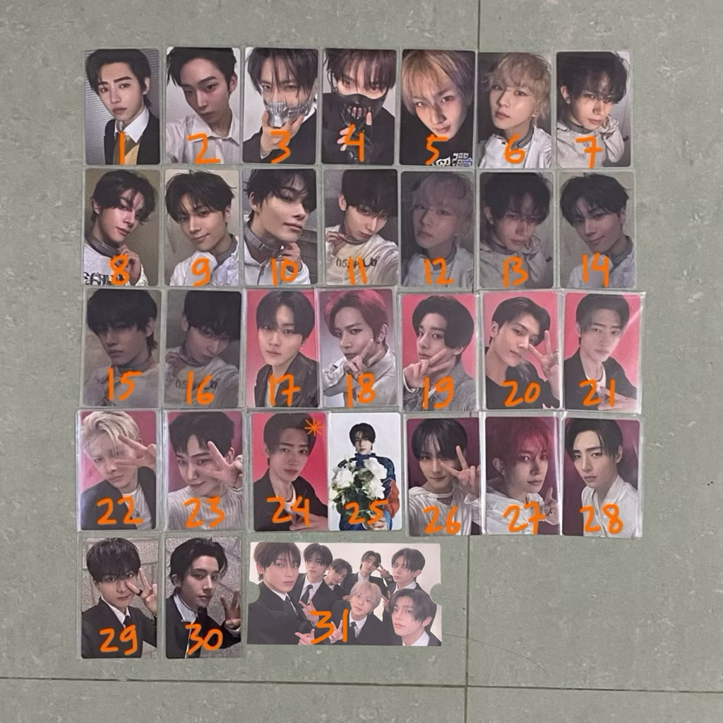 photocard pc official ENHYPEN desire unleash POB jungwon heeseung jake jay niki sunghoon sunoo