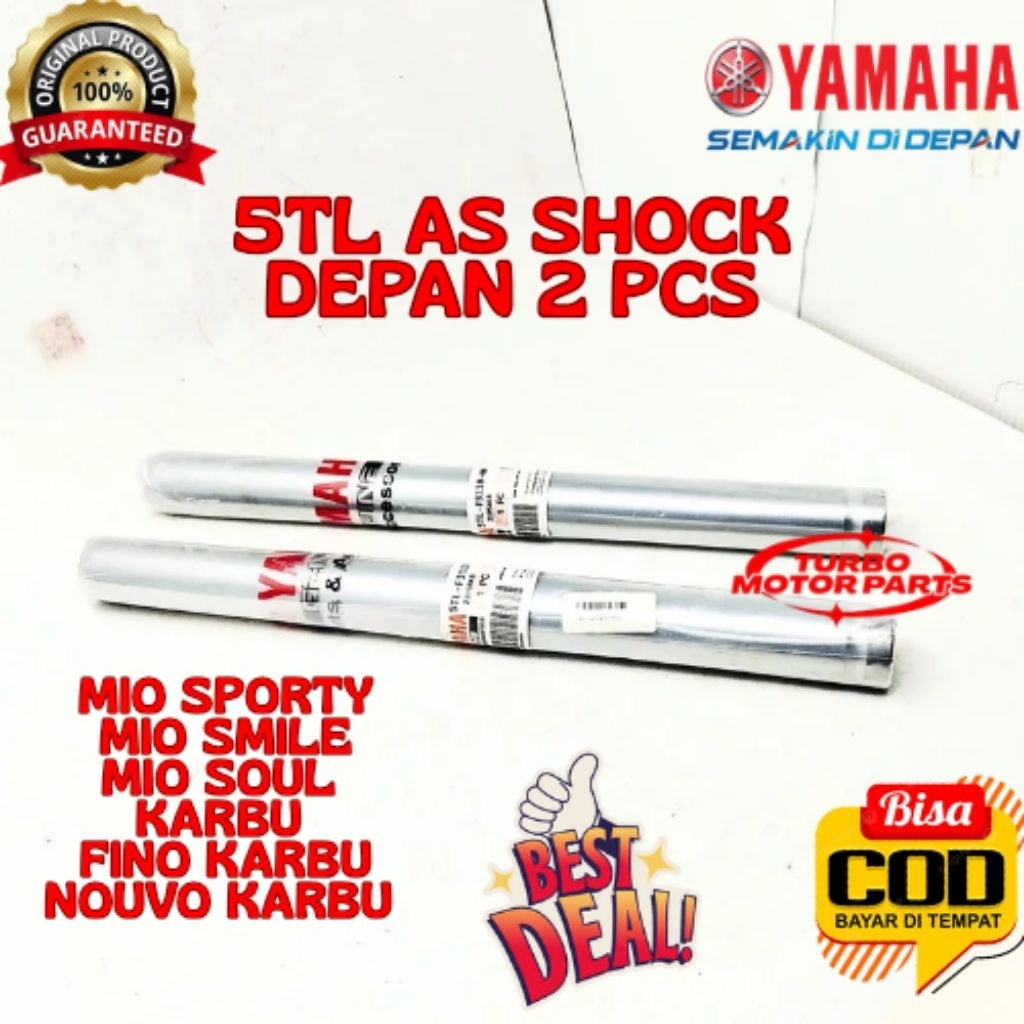 AS SHOCK DEPAN 2 PCS ORIGINAL YAMAHA KODE 5TL, AS SHOCK DEPAN MIO SPORTY, AS SHOCK DEPAN NOUVO, AS S