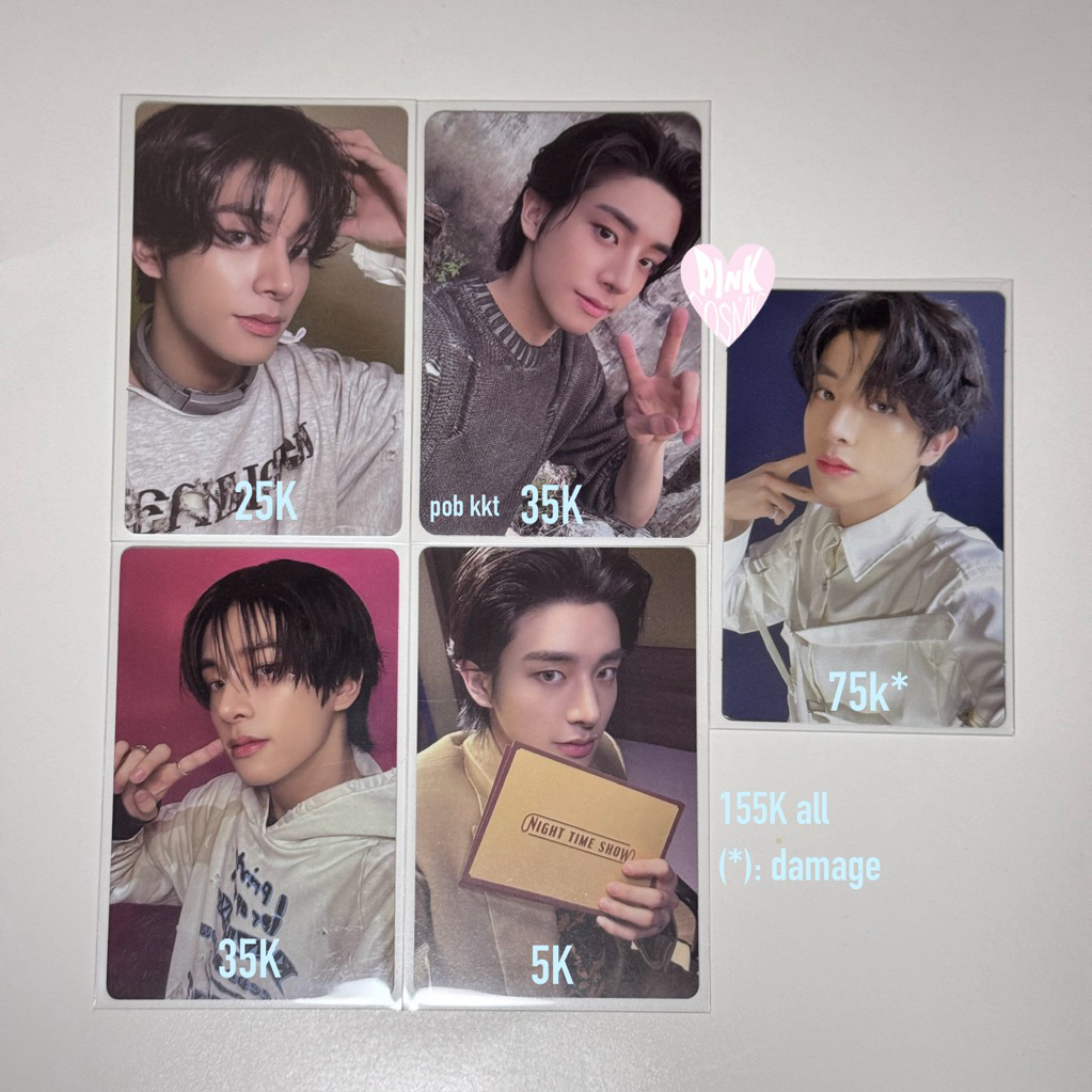 Jake Enhypen Photocard PC Desire Unleash Ksana Romance Untold You Lost Tuspi Puppy Peace