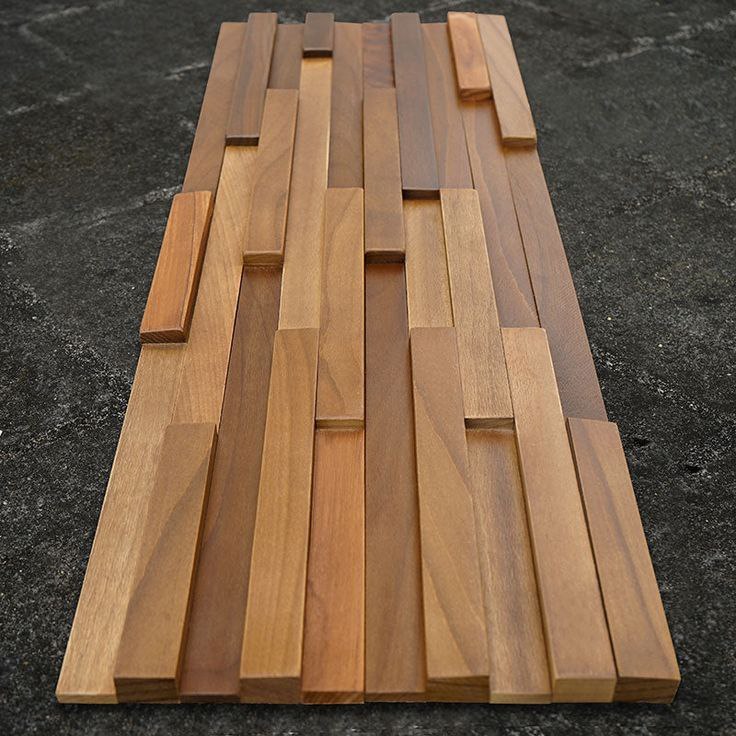 Wall Panel Jati - Wood Panel - Hiasan Dinding Kayu Jati Estetik