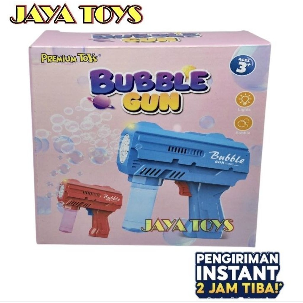 Mainan Pistol Gelembung Otomatis Premium Toys Bubble Gun