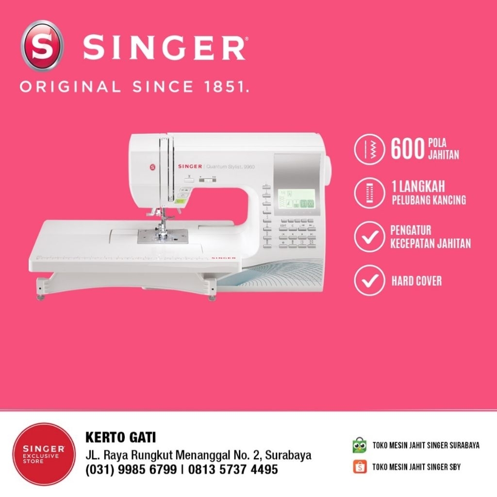 MESIN JAHIT SINGER 9960 QUANTUM