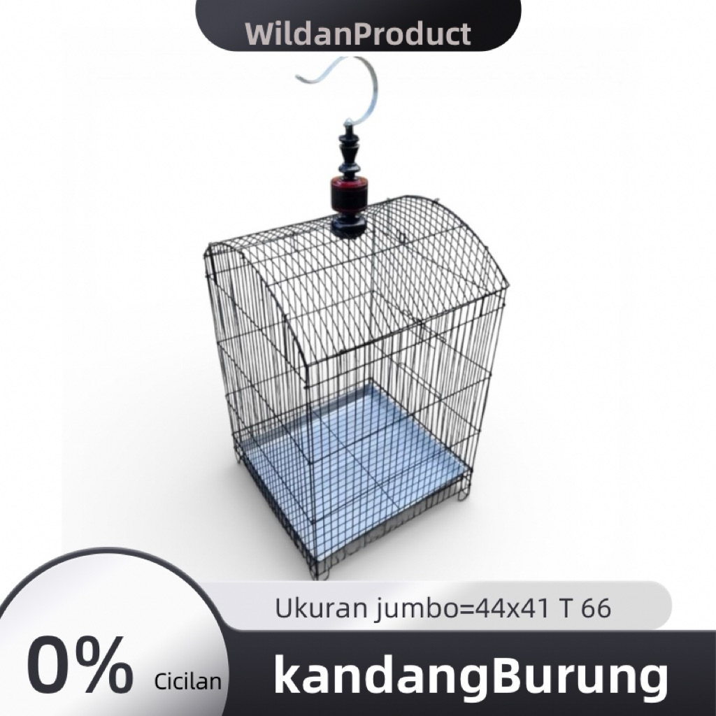 kandang kotak lipat super jumbo buat burung kenari dan beo dll