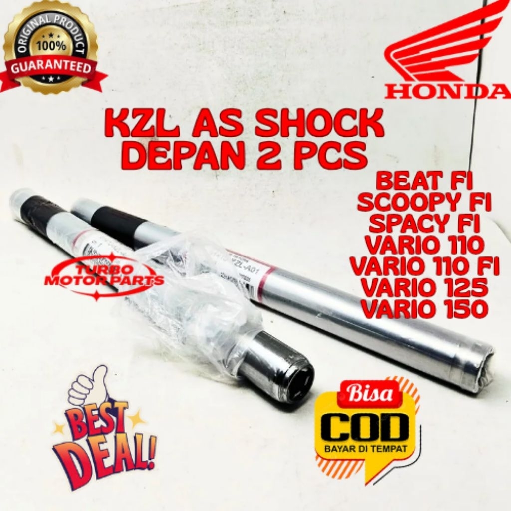 AS SHOCK DEPAN 2 PCS ORIGINAL HONDA KODE KZL, AS SHOCK DEPAN BEAT FI, AS SHOCK DEPAN SCOOPY FI, AS S