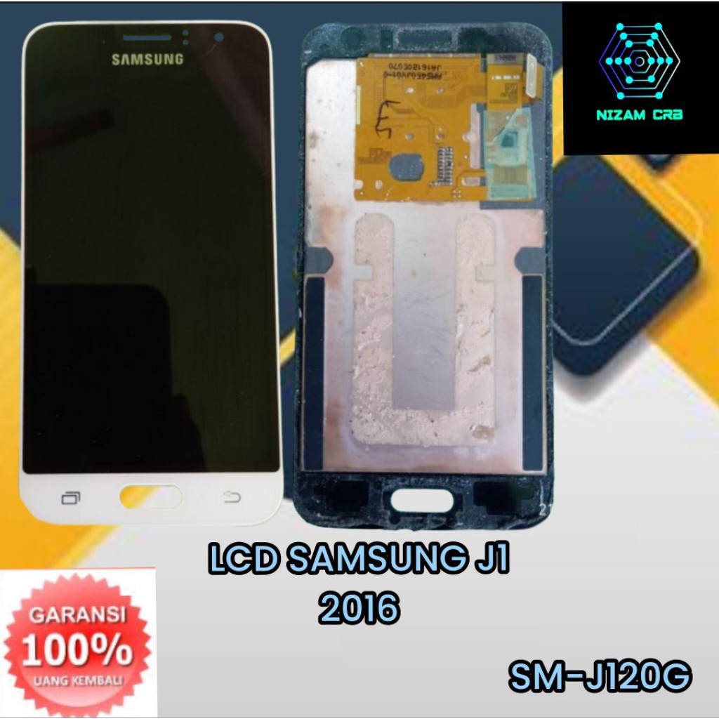 Lcd SAMSUNG J1 2016 J120G SM-J120G Amoled Original Copotan Bergaransi