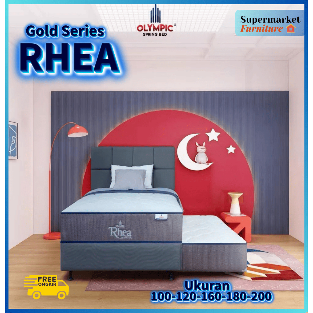 Olympic Springbed TWIN SET RHEA / Kasur Tempat Tidur Olympic