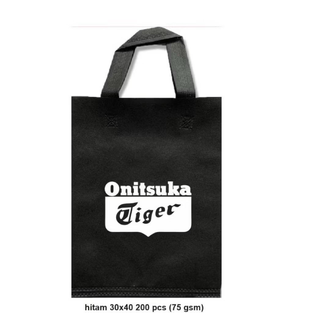 Goodie Bag Eksklusif onitsuka tiger | Tas  Goodie bag onitsuka tiger bahan spound bound