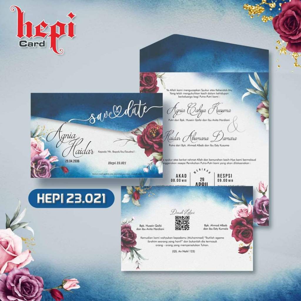 BLANGKO HEPI 23.021 - BLANGKO UNDANGAN HEPI - BLANGKO UNDANGAN KOSONGAN