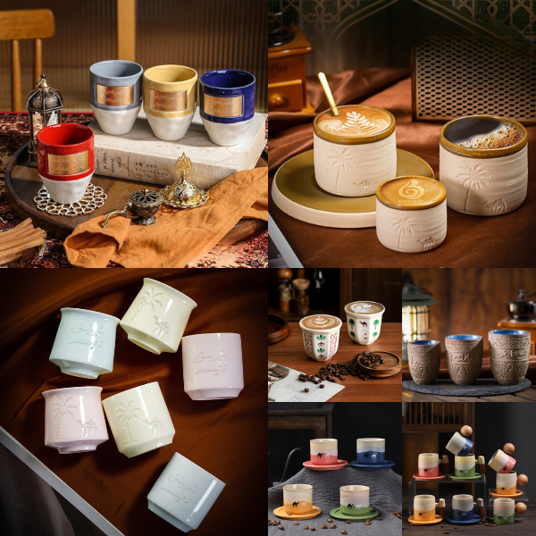 Cangkir Keramik Estetik Handmade Premium | Gelas Kopi & Teh Aesthetic