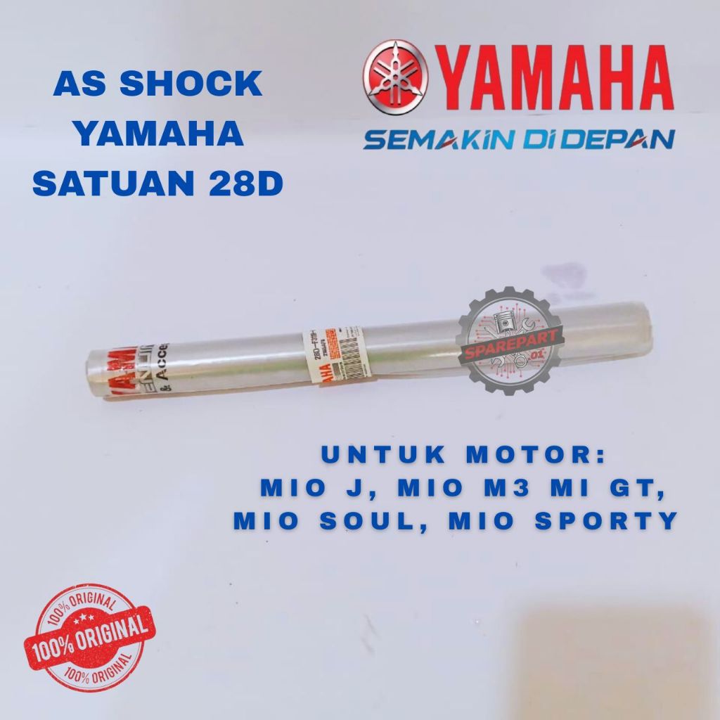 AS SHOCK  YAMAHA SATUAN ORIGINAL 28D MIO, AS SHOCK MIO J , AS SHOCK MIO GT, AS SHOCK MIO M3, AS SHOC