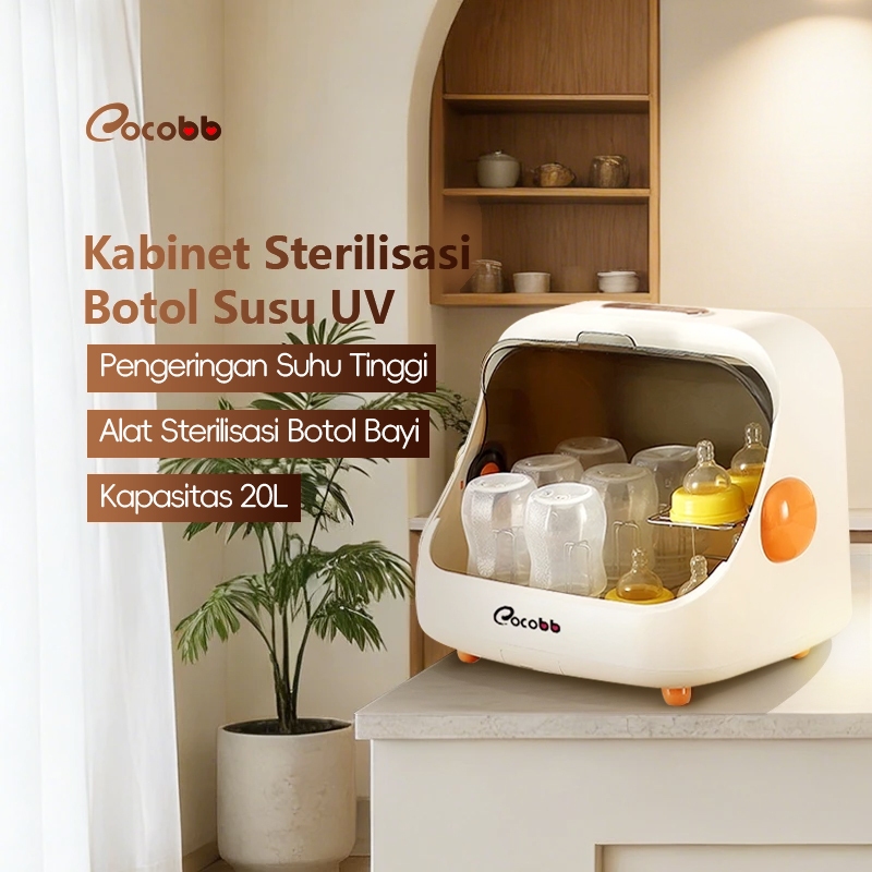 COCOBB  Baby Bottle UV Sterilizer Pengering dan Sterilizer Botol Bayi