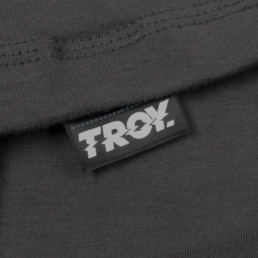 Troy Company T-shirt Dark Grey Bloody - Kaos Lengan Pendek Kaos Abu Gelap MTD 2798