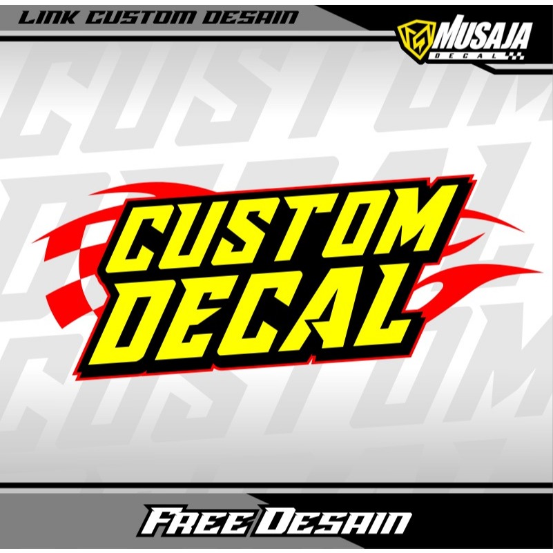 DECAL FULL BODY MOTOR BEBEK MX KING MX NEW MX OLD JUPITER Z1 CUSTOM DESAIN