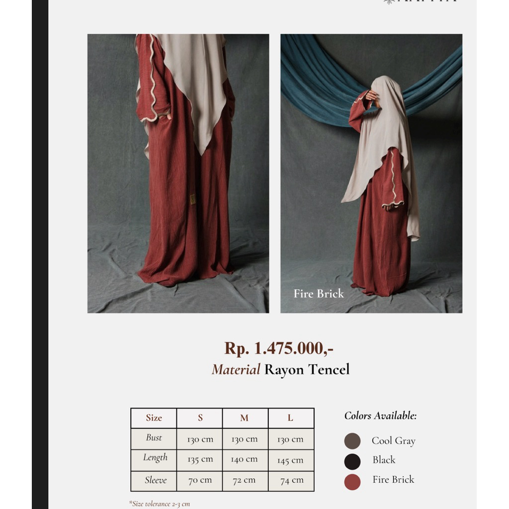 Aafiya Abaya HUDA NWT