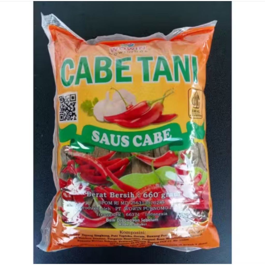 Saus Cabe Sambal Tani Refil 660gr