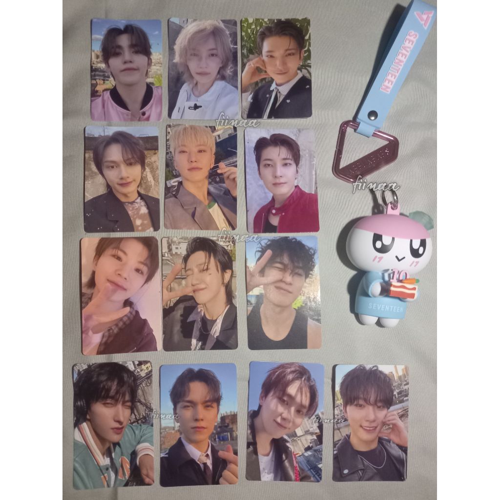 [OFFICIAL PC] PHOTOCARD SEVENTEEN CARAT MEMBERSHIP KIT - BONGBONGEE CABINER KEYRING