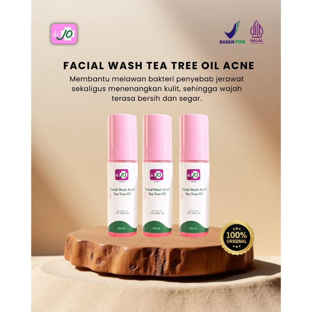 FACIAL WASH ACNE TEA TREE OIL