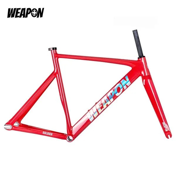 Frameset WEAPON Soldier Lowpro Fixed Gear / Track Frameset (Red Chameleon)