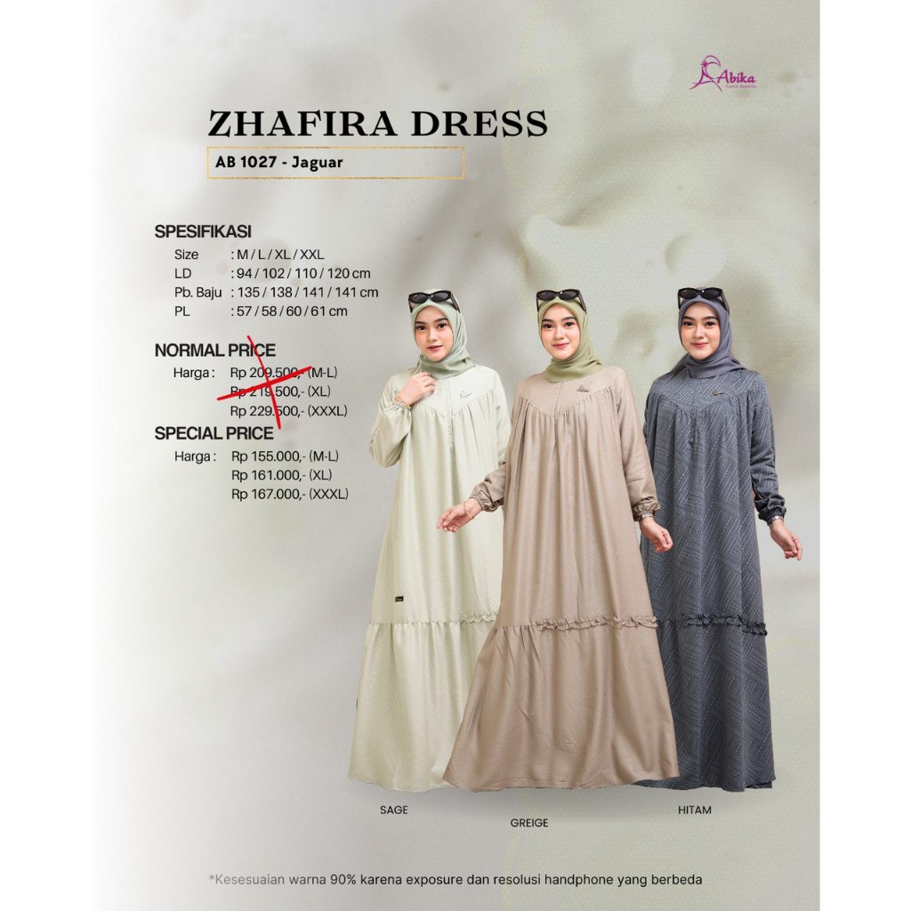 ABIKA | ZHAFIRA DRESS 2026 BY ABIKA