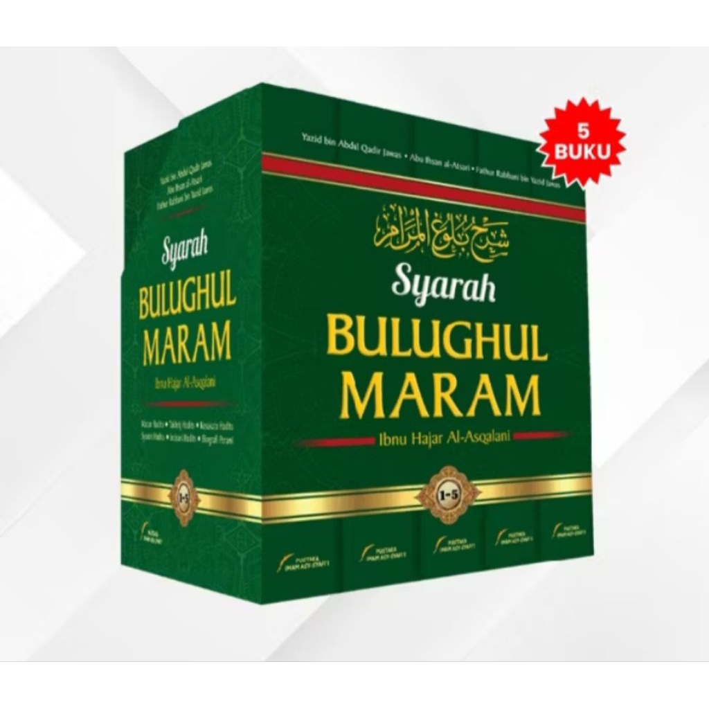 Buku syarah Bulughul maram 1 set 1-5 Putaka Imam As Syafii