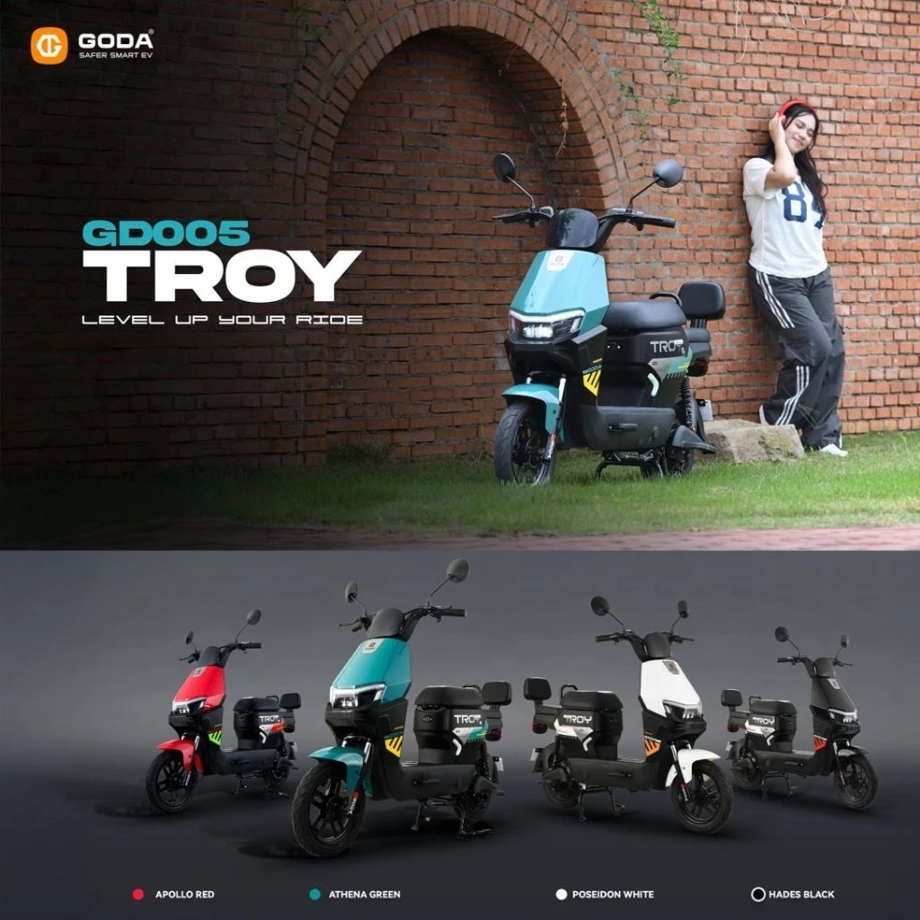 Sepeda Listrik Anak / dewasa Goda GD 005 Premium 650W