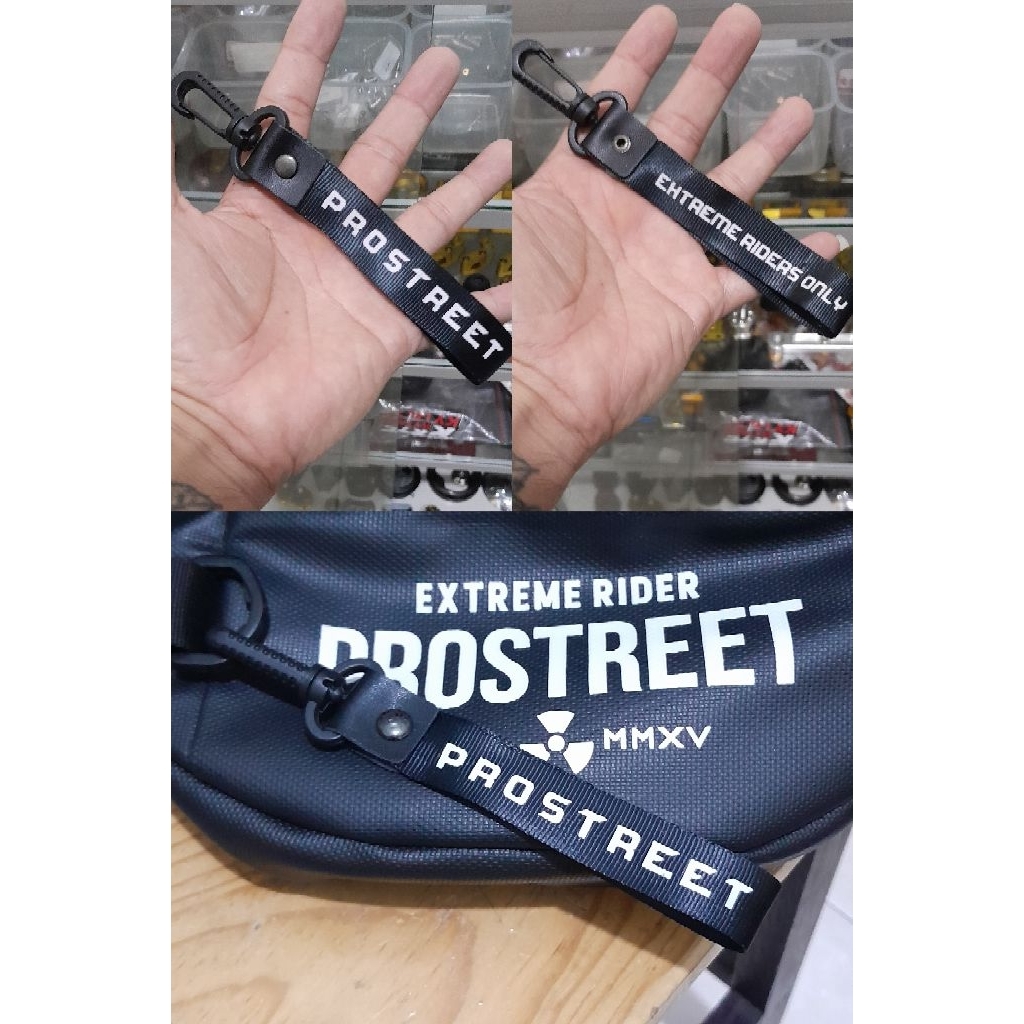 gantungan tas waistbag waist bag prostreet original. baru