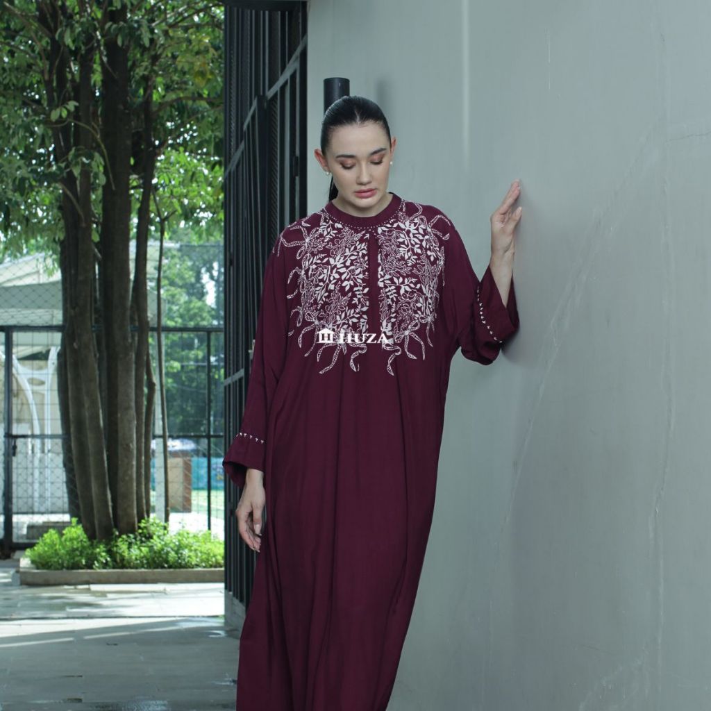 BATIK HUZA - KAFTAN BATIK WANITA KAFTAN EMELINER