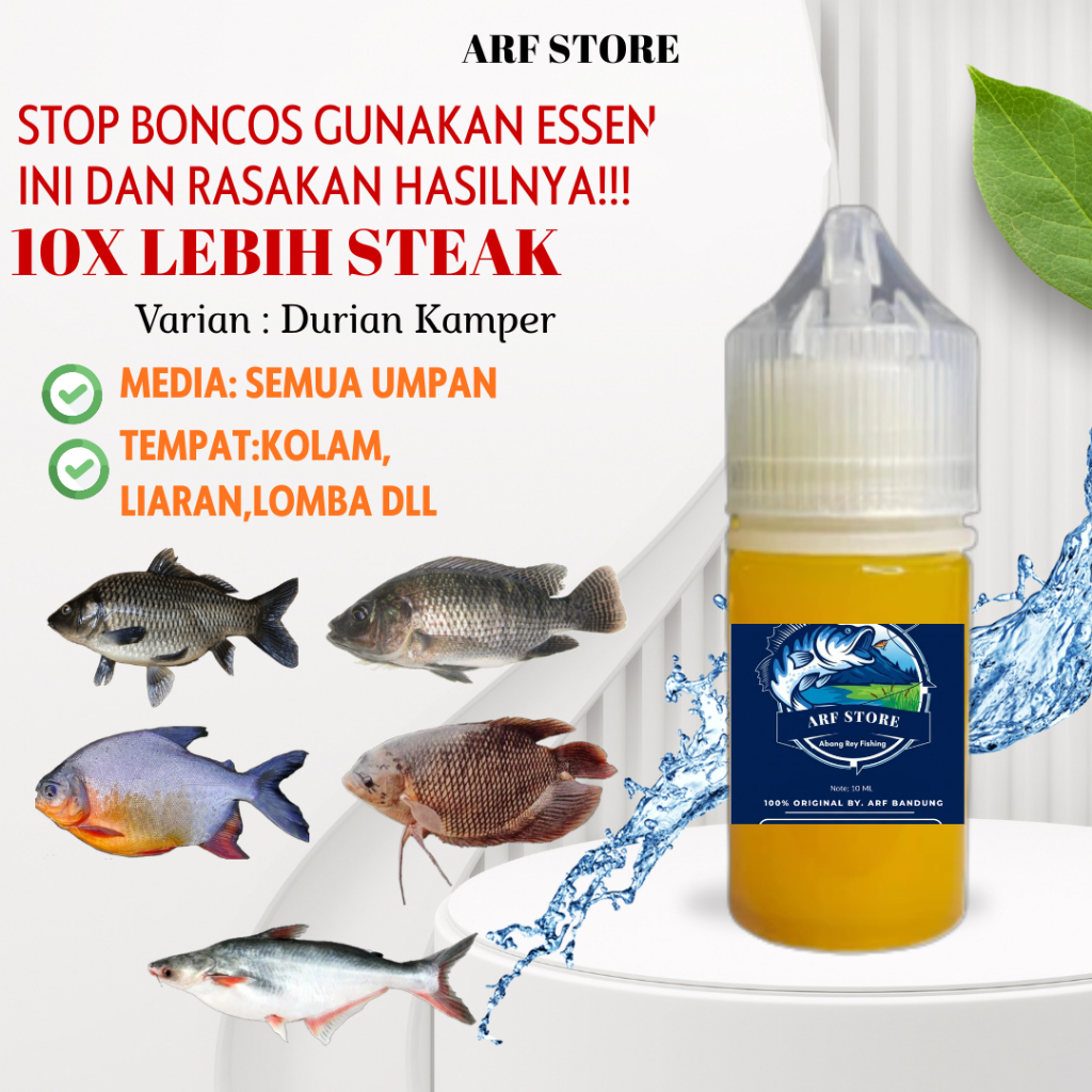 ARF Essen Super Essen Ikan Nila Mujaer Lele Ikan Mas Super Babon Esen Lumut Media Lumut Paling Ampuh