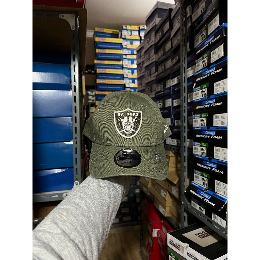 NEW ARRIVAL TOPI 940 NEW ERA LAS VEGAS RAIDER DARK OLIVE / MEN ORIGINAL 60588361
