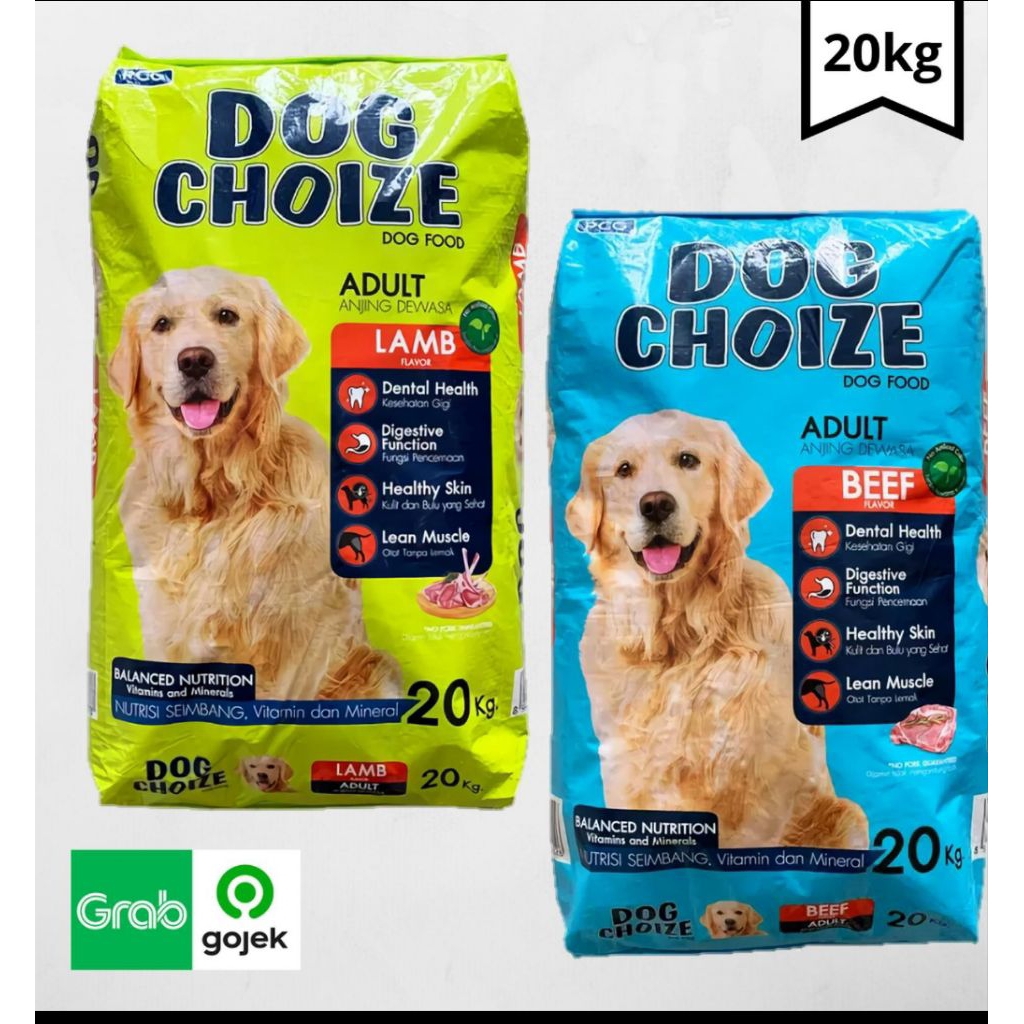 dog choize 20kg dog food