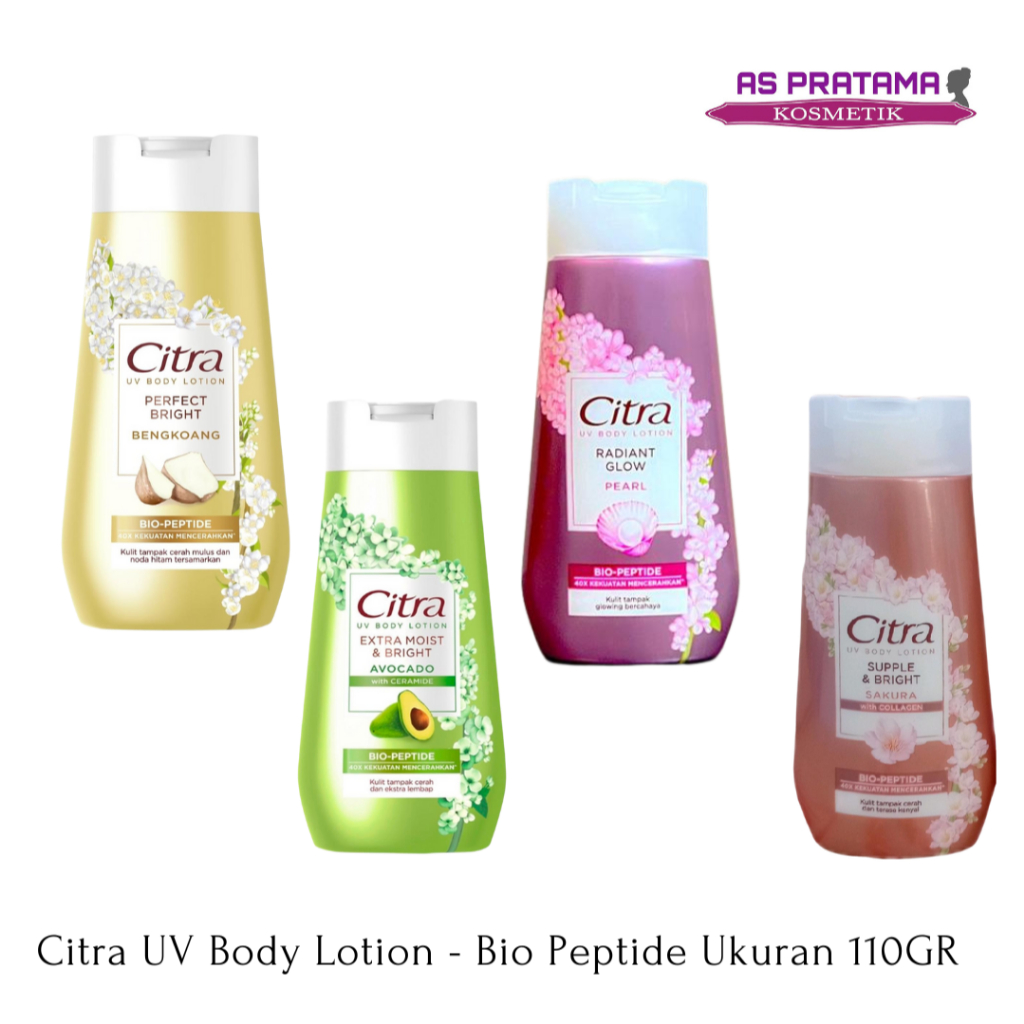 As Pratama Citra UV Body Lotion - Bio Peptide Ukuran 110GR | Melembabkan | Mencerahkan
