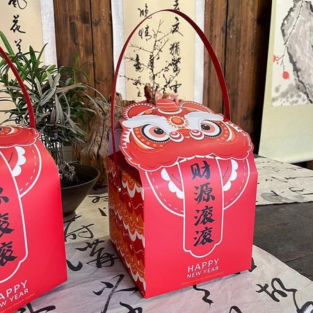 Box Toples Kue Kering Cookies Kotak Packaging Hampers Imlek Sincia Jinjing