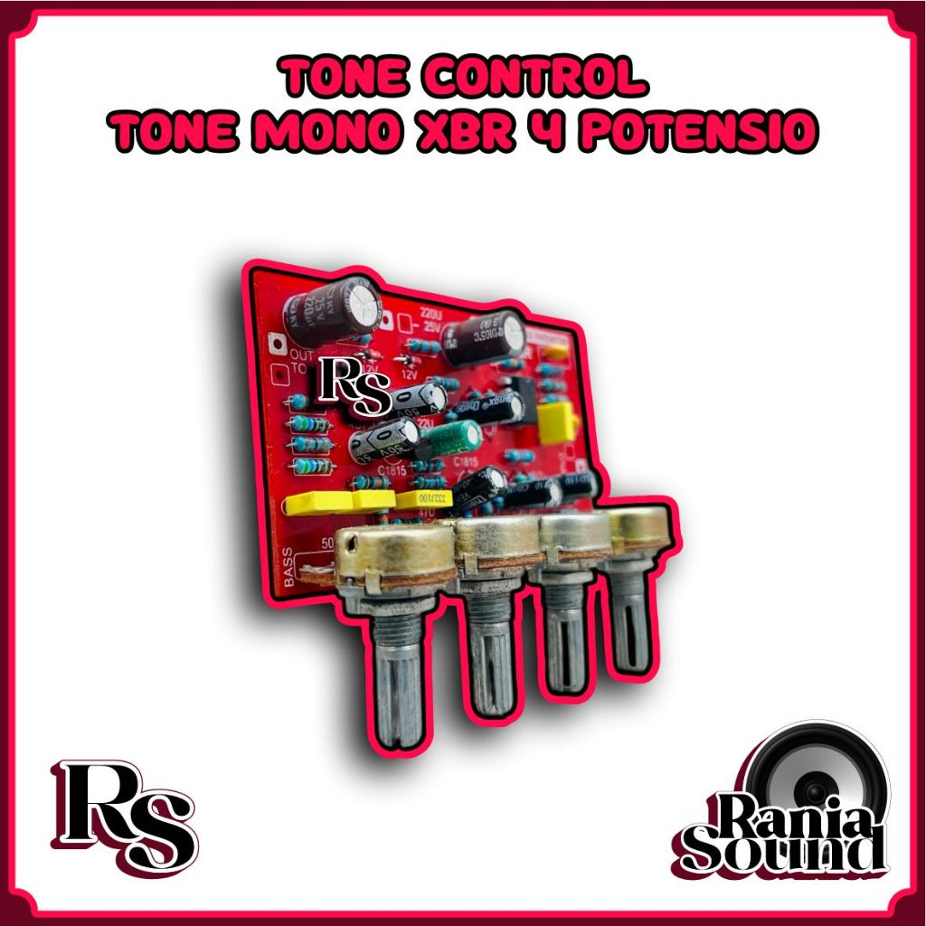 Tone Control Mono XBR (4 Potensio) ups