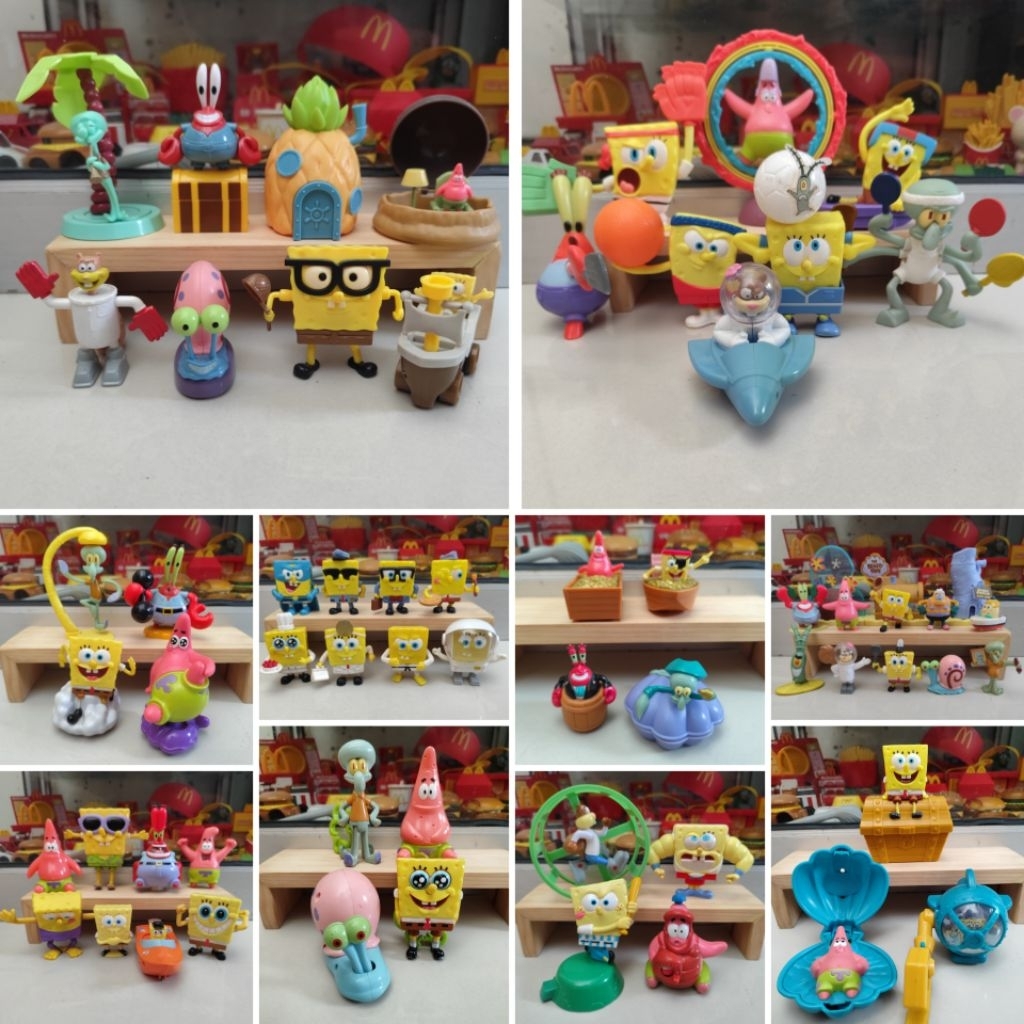Happy Meal McDonalds & KFC Spongebob & Friends Set