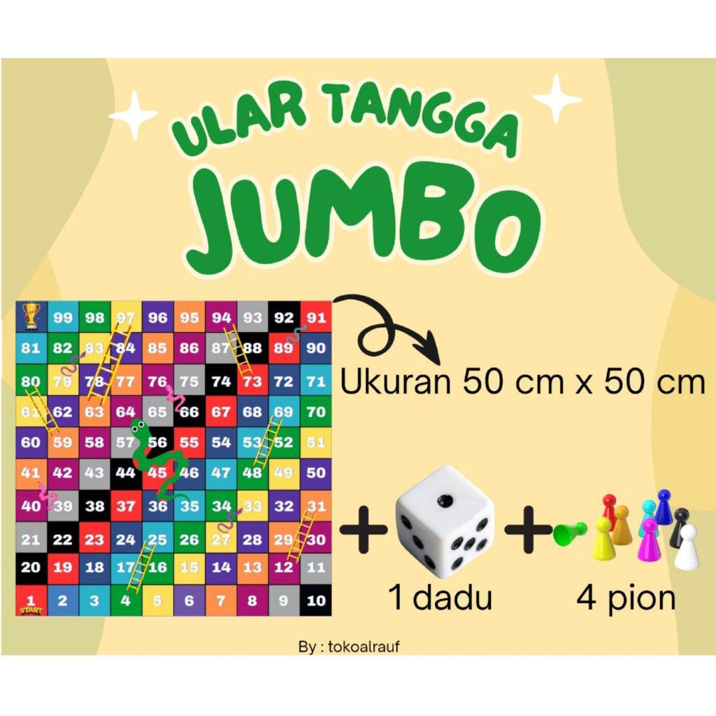 Mainan Ular Tangga JUMBO