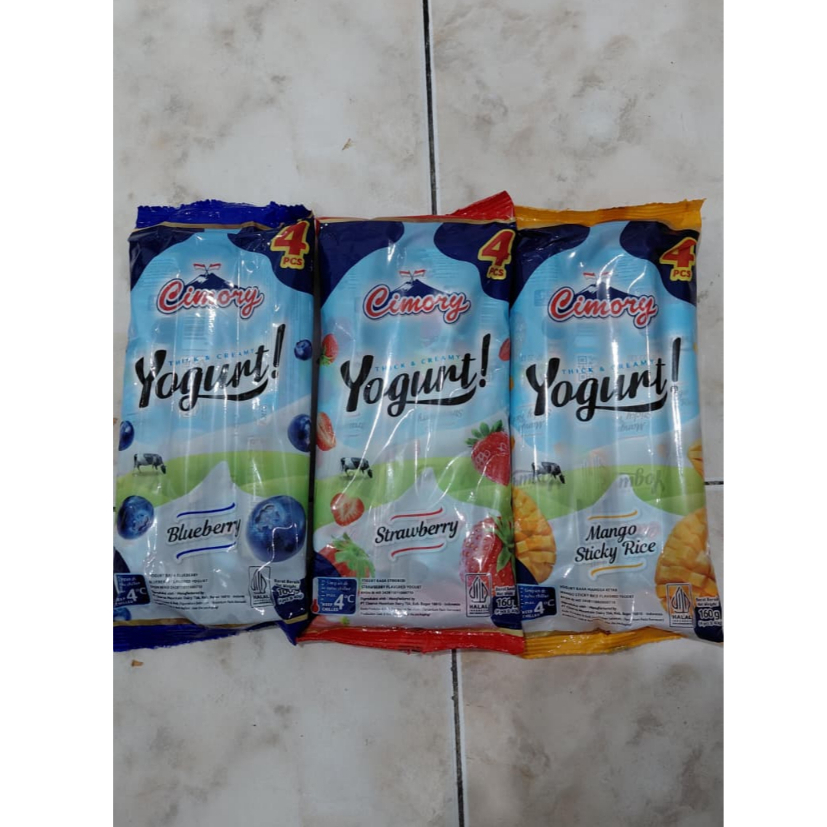 Cimory Yogurt Stick 40g 1 pack isi 4 Strawberry Blueberry Mangga