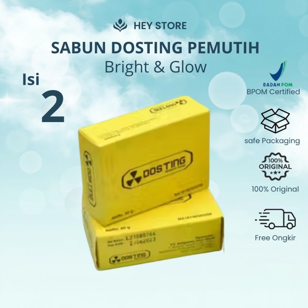 [ SABUN PEMUTIH BADAN BPOM TERAMPUH ] Brightening penghilang bekas koreng, belang , penghilang belas