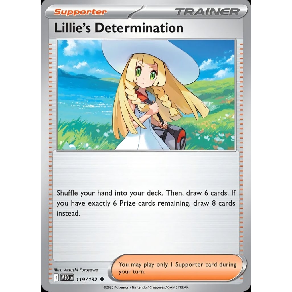 Tcg Pokemon Trainer Lillie's Determination Meg
