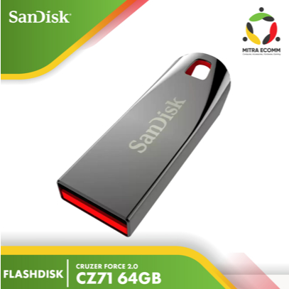 FLASHDISK SANDISK 64GB CRUZER FORCE CZ71 ORIGINAL CZ 71