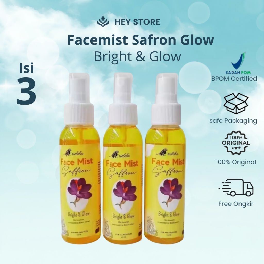 SONIK SCENTS - Face Mist Saffron with Niacinamide 100ml - Saffron Face Mist FACE MIST / SAFRON FACE 