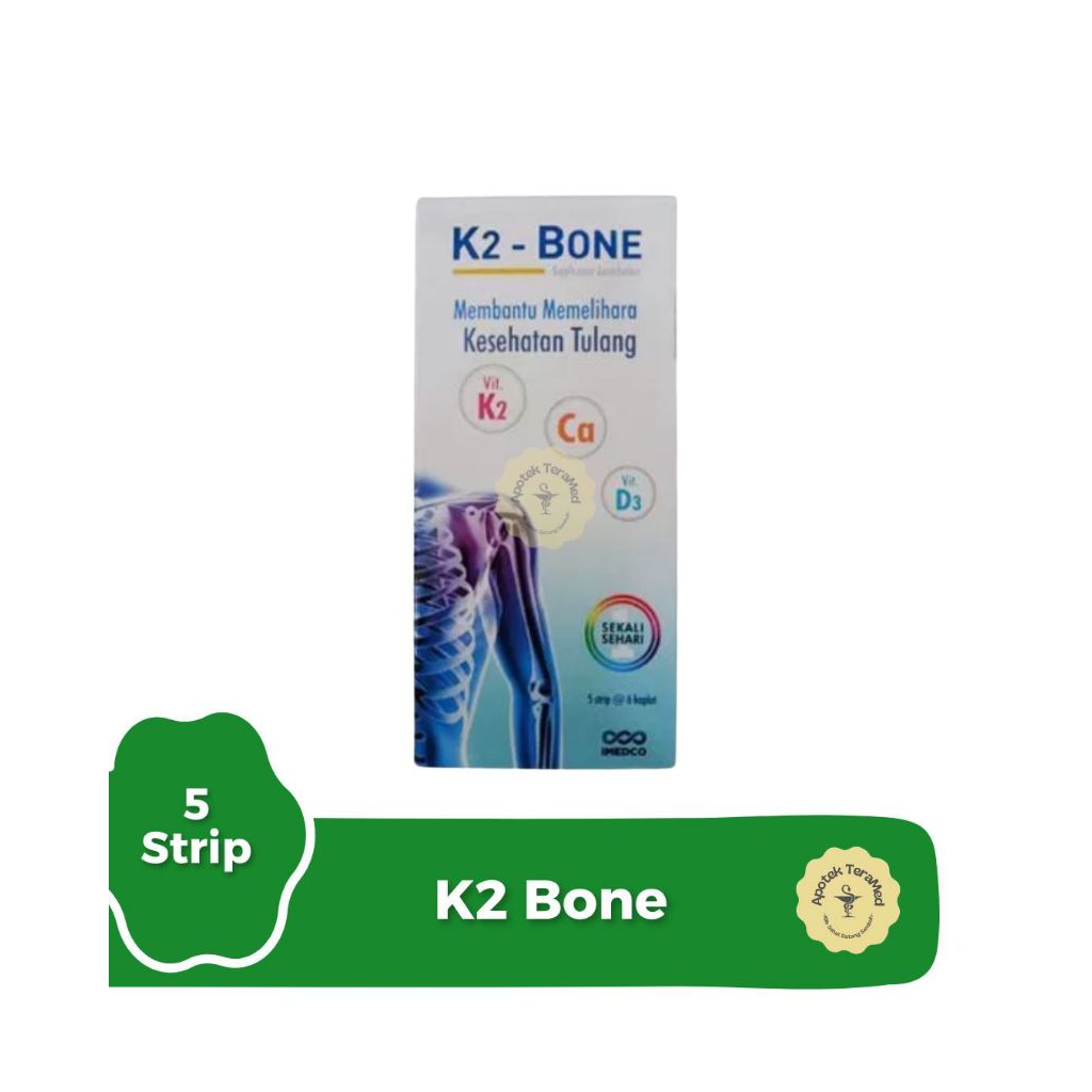 K2 Bone Imedco Suplemen K2 Vitamin D dan Calcium Untuk Tulang