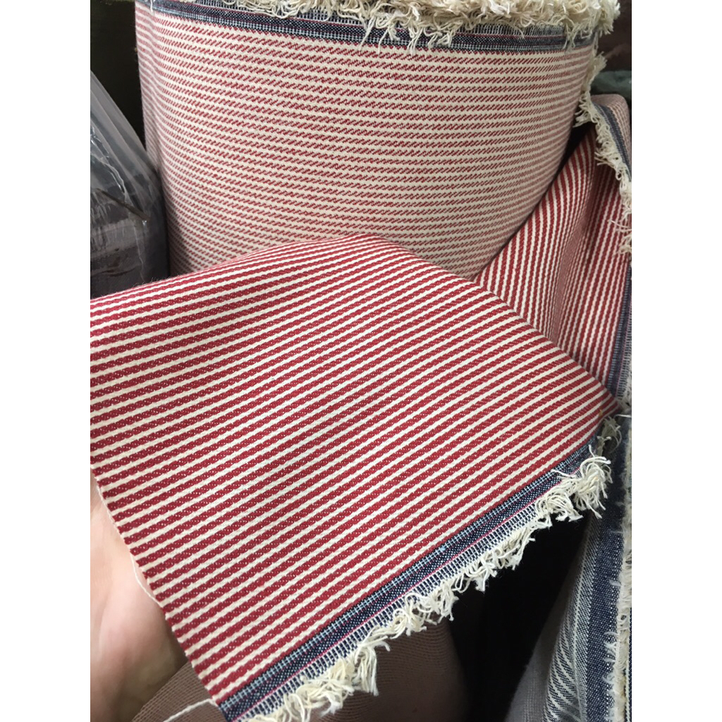 HICKORY DENIM 12 0Z | BAHAN KAIN HICKORY DENIM | DENIM MOTIF SALUR