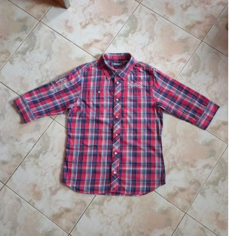 Kemeja Norton Casual Bikers