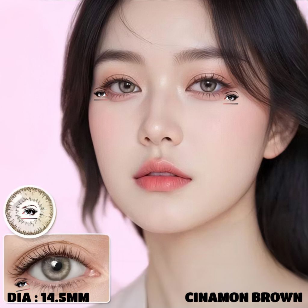 SOFTLENS I SEE YOU 14.5 MM / OMEGA EYECARE / GREY / GRAY / BROWN ( NORMAL )