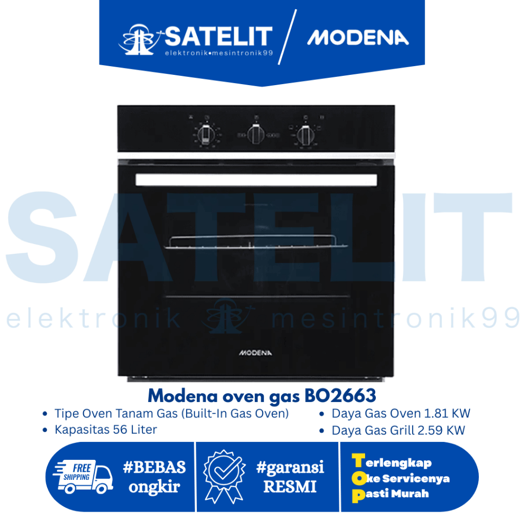 Modena oven gas BO2663