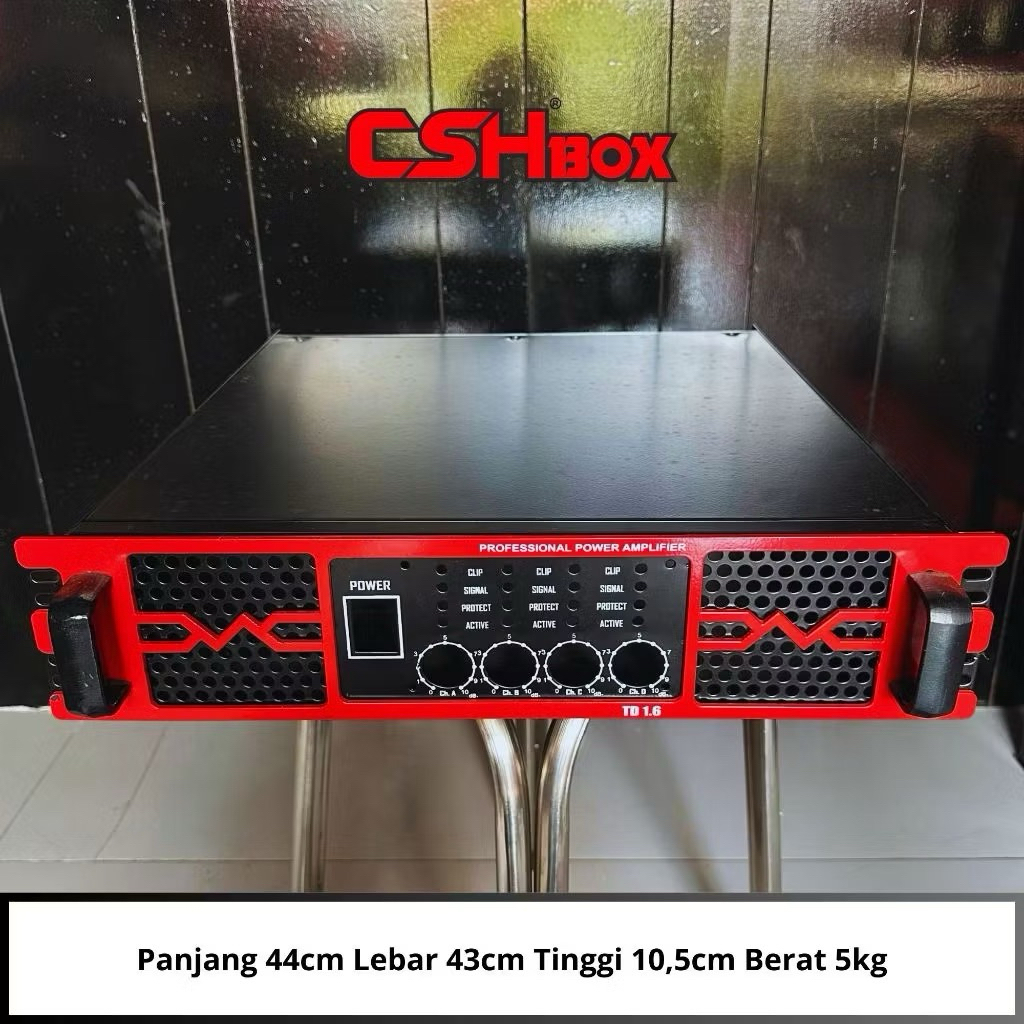 Box Power Amplifier CSH Ukuran 2U 4Channel Seri TD,GB,NMAX
