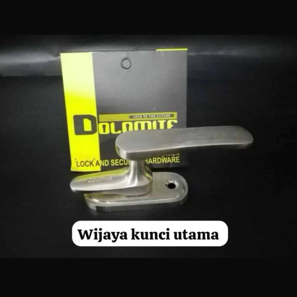 Penahan jendela jungkit staniless dolomite rabuncis kayu jendela