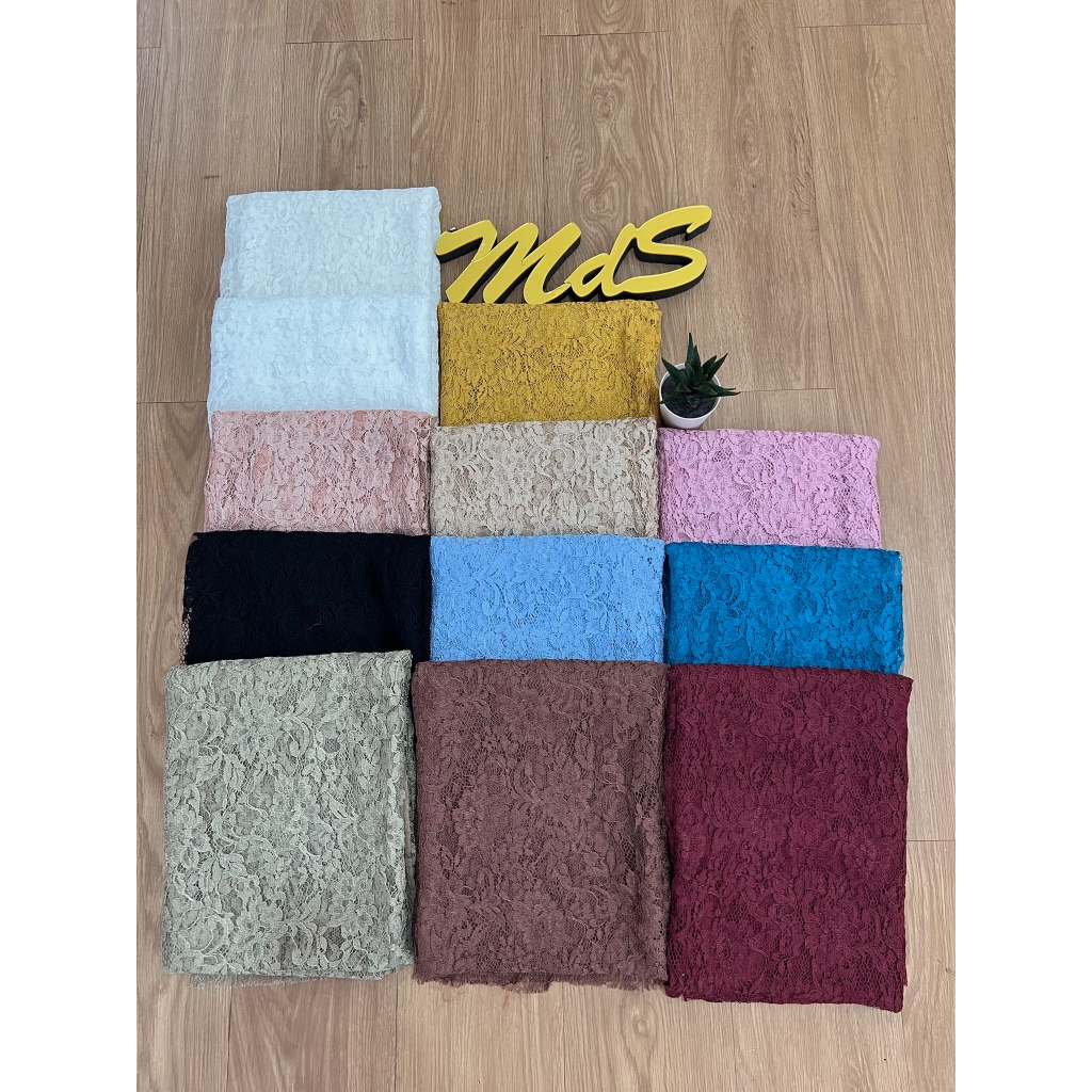 MdS Kain Kebaya Sarelace France Lace Prancis Original 1,8 x 1,3 meter JRKS01
